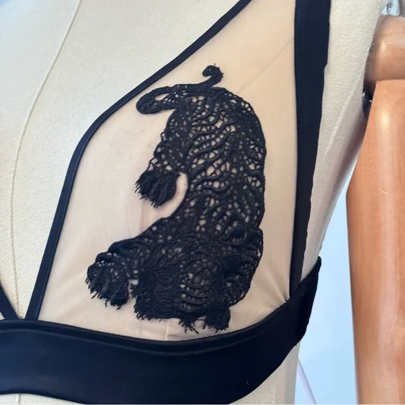 Empress Mimi Arigato Tiger Bra and Panty Lingerie Set - Picture 7 of 14